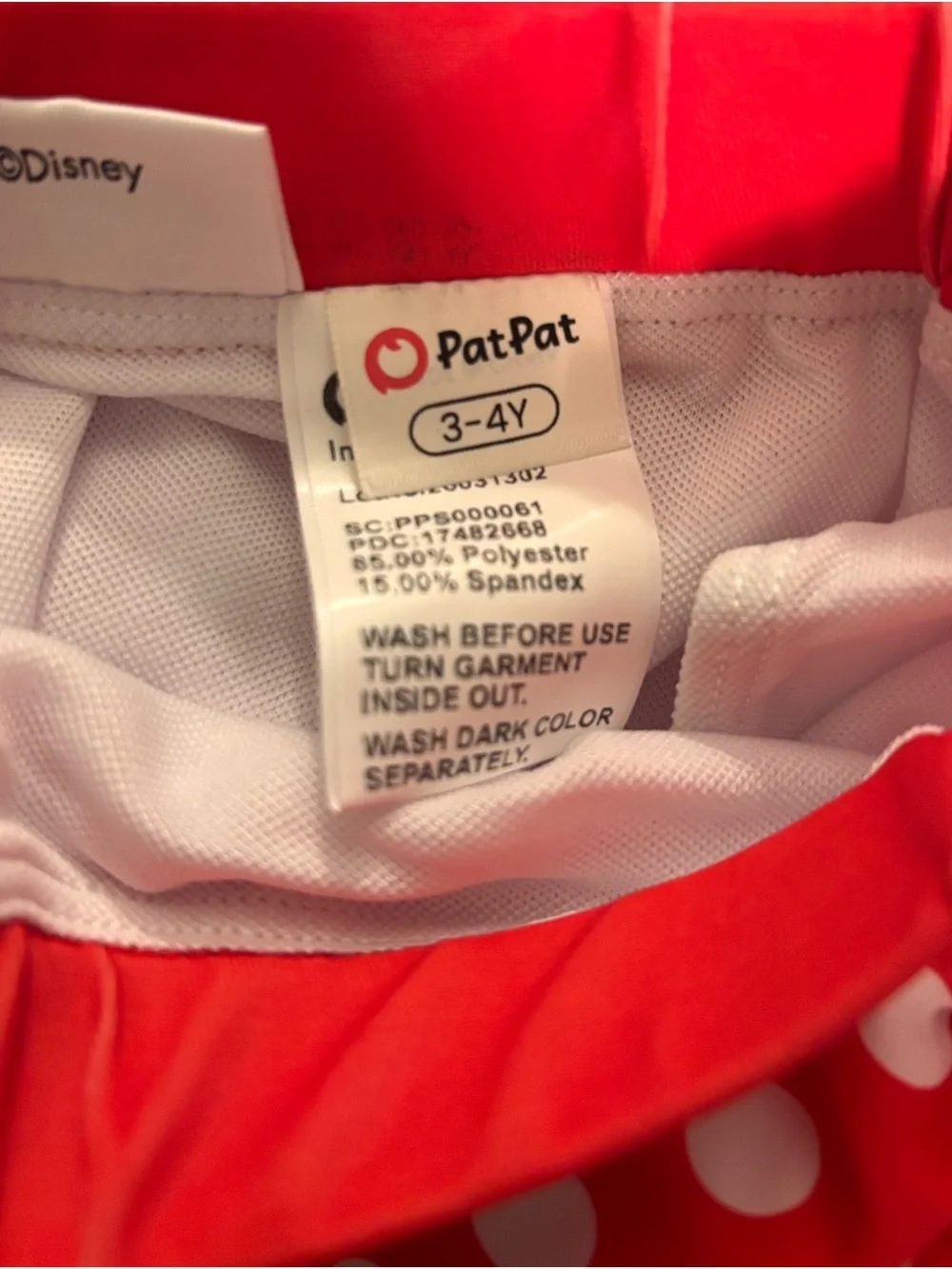BRAND NEW Disney Red Polka Dot Minnie Swim Bottoms